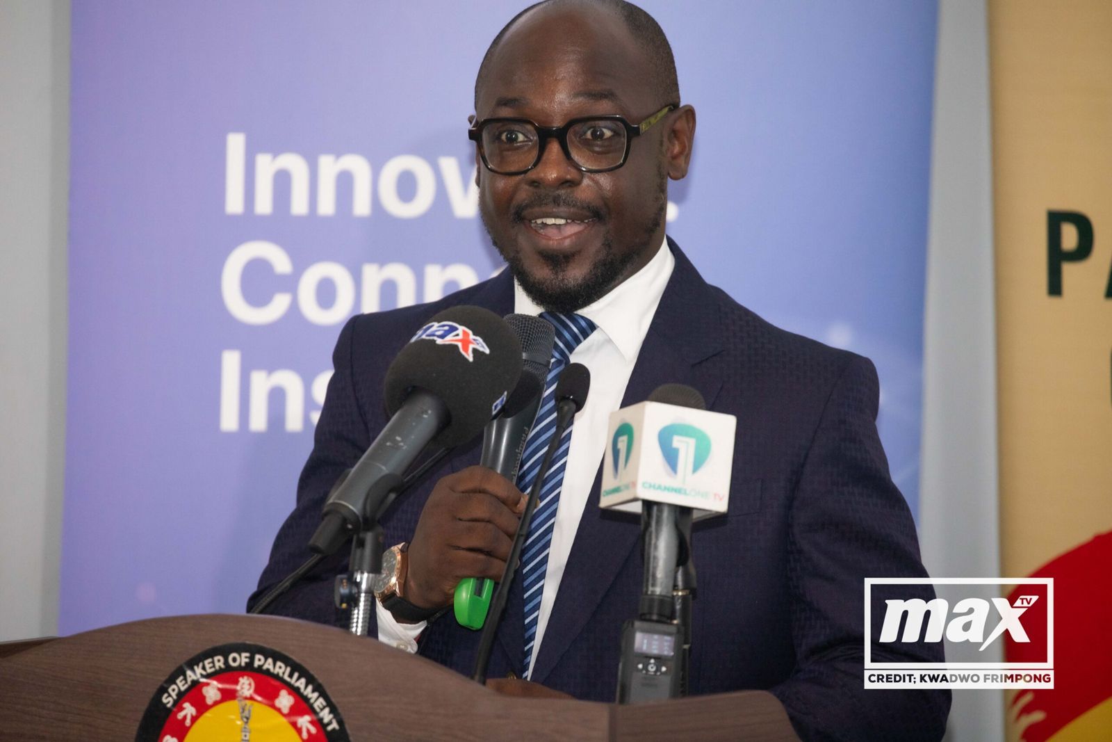 Official addressing the Democracy Cup launch